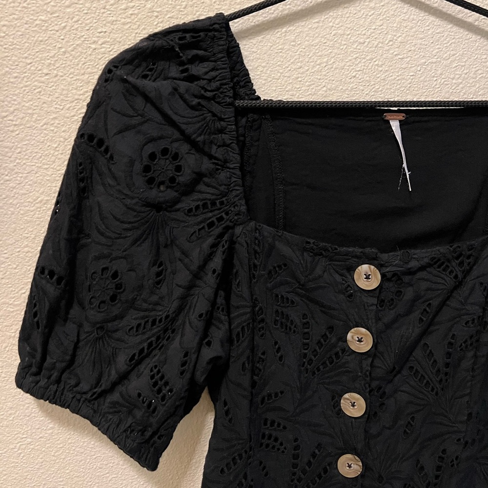 Free People black lace dress